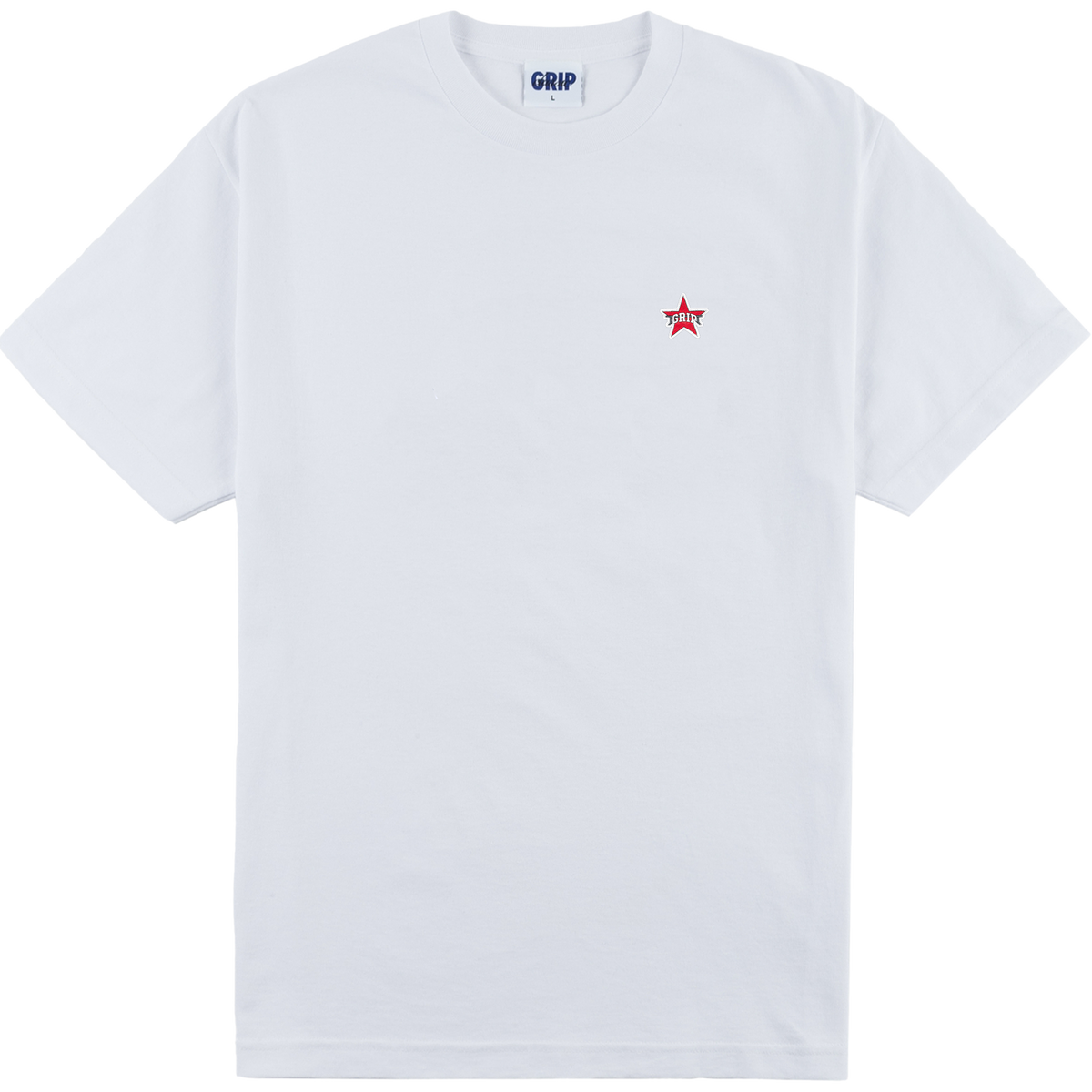 トップス star lettering tee (white) GRIP STAR TEE WHITE – Classic Grip