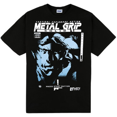 Metal Grip Tee Black