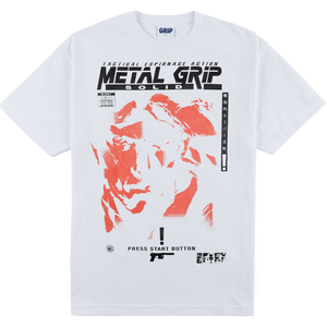 Metal Grip Tee White