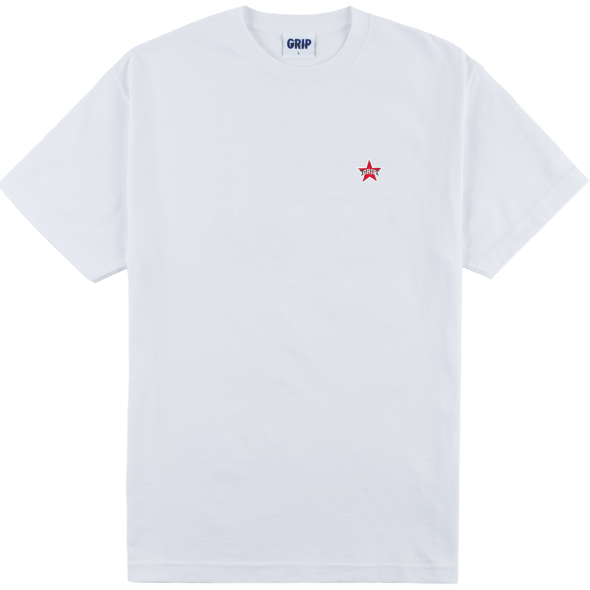トップス star lettering tee (white) GRIP STAR TEE WHITE – Classic Grip