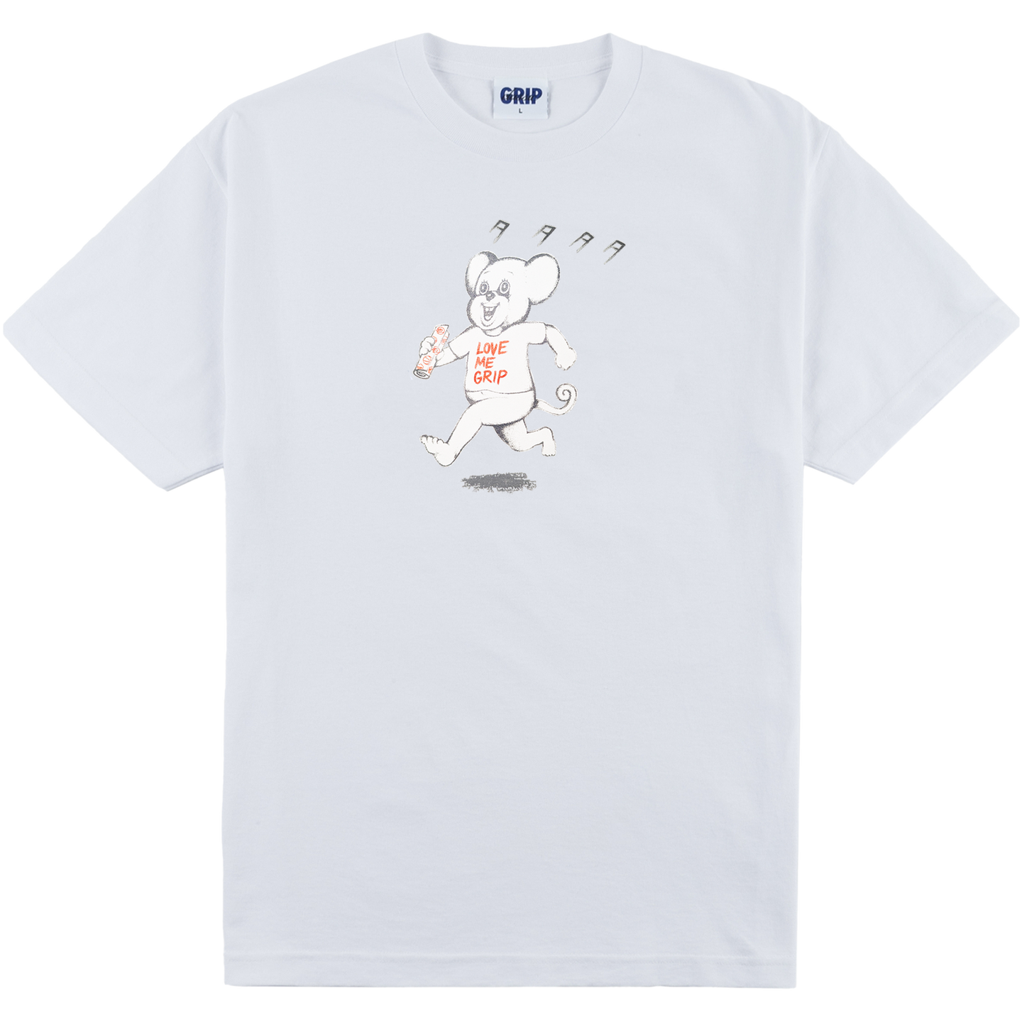 Love Me Grip Tee White