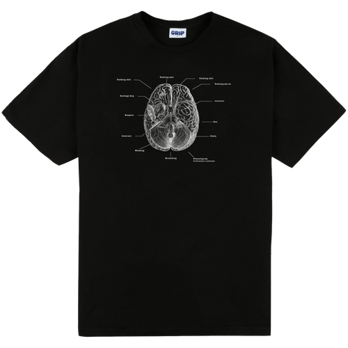 Brain Tee Black