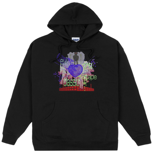 AOI Purple Heart Hoody Black