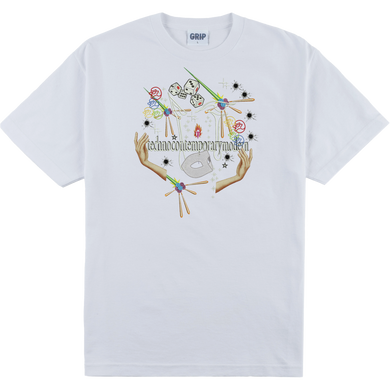 AOI Techno Tee White