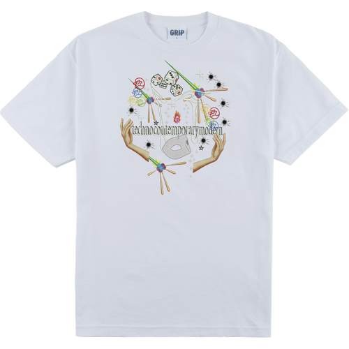 AOI Techno Tee White
