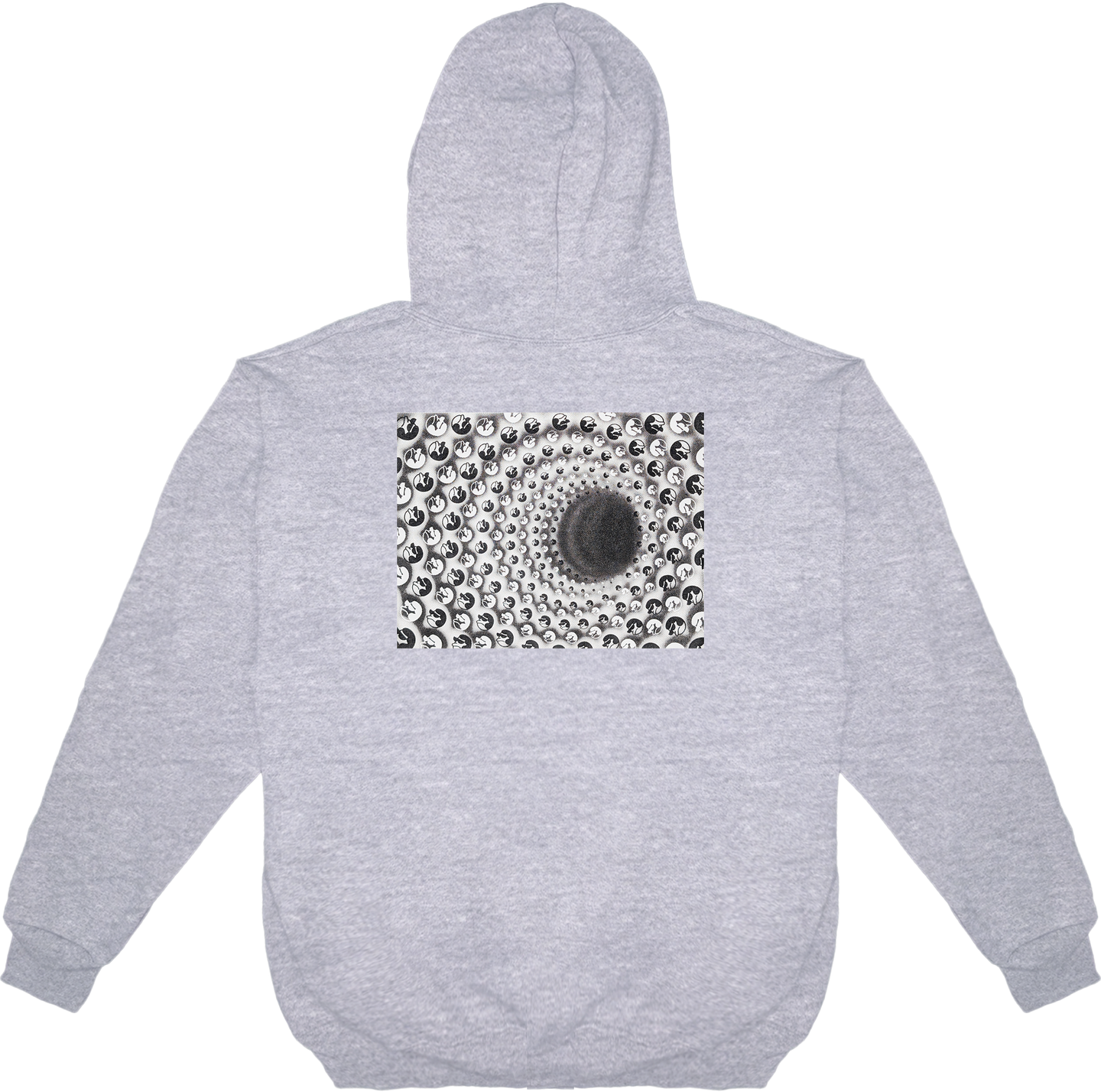 Tony Tunnel Zip Hoody Heather Grey