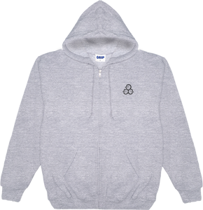 Tony Tunnel Zip Hoody Heather Grey